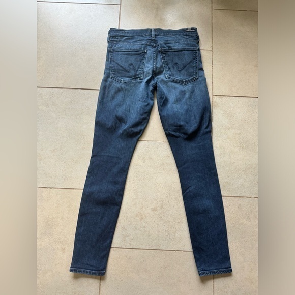 Citizens of Humanity Avedon‎ Jeans Womens 29 Blue Low Rise Skinny Leg Dark Blue - Picture 2 of 6